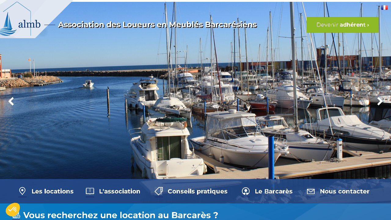 Capture d'écran de http://www.barcares-loueurs.com/ 